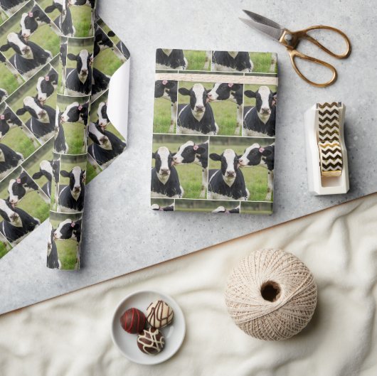 Holstein-koe Kussen Cadeaupapier (Crafts)