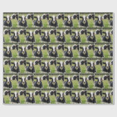 Holstein-koe Kussen Cadeaupapier (Vlak)