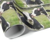 Holstein-koe Kussen Cadeaupapier (Rol Hoek)