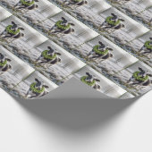 Holstein Koe met een kerstkrans Cadeaupapier (Hoek)