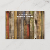 Holstein koe met oude raadsachtergrond visitekaartje (Achterkant)