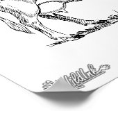 Holstein Koe Poster (Hoek)