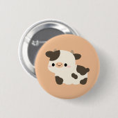 Holstein Koe Ronde Button 5,7 Cm (Voorkant /achterkant)