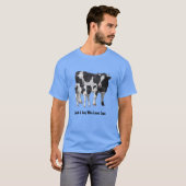Holstein Koe & Schattige Kalf Personaliseren Jouw  T-shirt (Voorkant volledig)