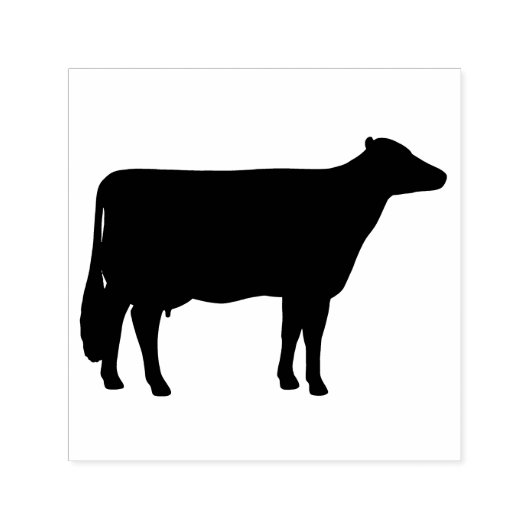 Holstein Koe Silhouette Zelfinktende Stempel (Design)