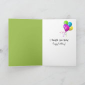 Holstein Koe Verjaardag Humor Kaart (Binnen)