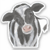 Holstein Koe Vinyl Sticker (Voorkant)