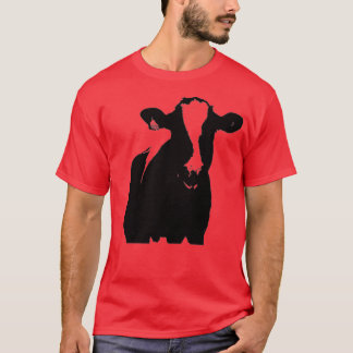 Holstein koe, zwarte en witte koe t-shirt