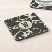 Holstein Koeienhuid Koeienhuid Pattern Bier Onderzetter (Linkerzijde)