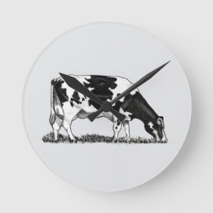 Holstein Melkkoe Ronde Klok