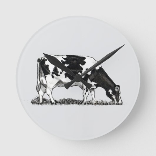 Holstein Melkkoe Ronde Klok (Voorkant)