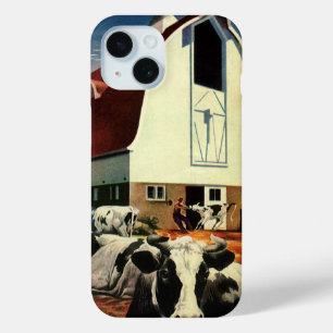  Holstein Milk Koeien op Zuivel Boerderij Business iPhone 15 Case