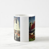  Holstein Milk Koeien op Zuivel Boerderij Business Koffiemok (Center)