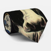 Holstein Milk Koeien op Zuivel Boerderij Business Stropdas (Opgerold)