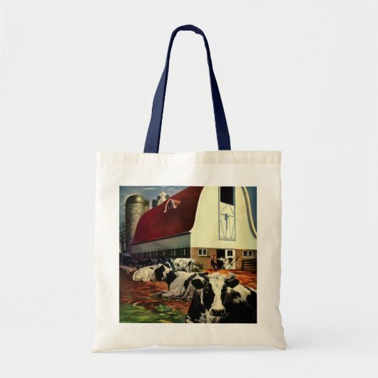 Holstein Milk Koeien op Zuivel Boerderij Business Tote Bag (Voorkant)