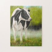 Holstein Milking Cow in Pasture Puzzle Legpuzzel (Verticaal)