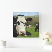Holstein rundvee vierkante klok (Huis)