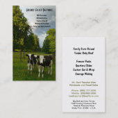 Holstein Veal Baby Boerderij Visitekaartje (Voorkant / Achterkant)