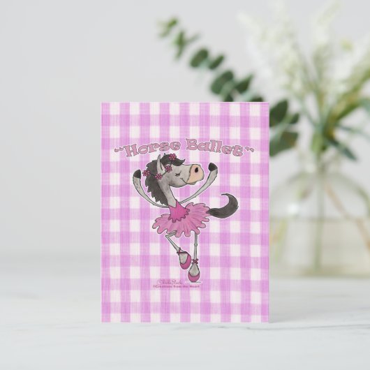Holsteiner Horse Ballet Briefkaart (Staand voorkant)