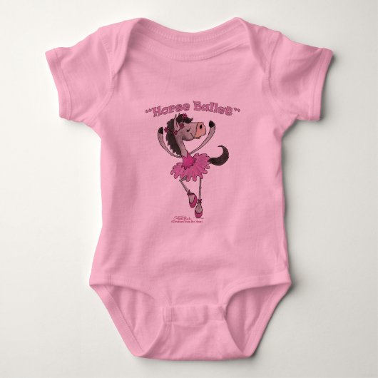 Holsteiner Horse Ballet Romper (Voorkant)