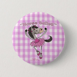 Holsteiner Horse Ballet Ronde Button 5,7 Cm