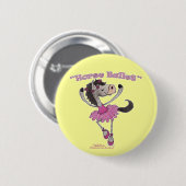 Holsteiner Horse Ballet Ronde Button 5,7 Cm (Voorkant /achterkant)