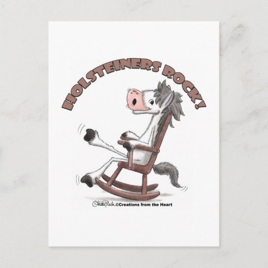 Holsteiners Rock! Briefkaart (Voorkant)