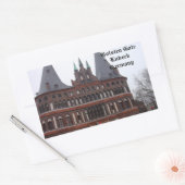 Holsten Gate - Lubeck, Duitsland Rechthoekige Sticker (Envelop)