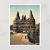 Holstengate, Lubeck, Duitsland klassiek Photochrom Briefkaart (Voorkant)