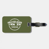 Holston River Tennessee Kayaking Bagagelabel (Achterkant horizontaal)