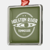 Holston River Tennessee Kayaking Metalen Ornament (Links)