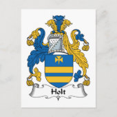 Holt Family Crest Briefkaart (Voorkant)