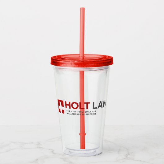 Holt Law Acryl Drinkbeker (Voorkant)