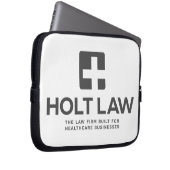 Holt Law Neopreen laptophoes Laptop Sleeve (Voorkant Rechts)