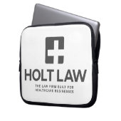 Holt Law Neopreen laptophoes Laptop Sleeve (Voorkant Links)