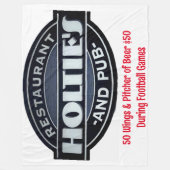 HOLTIES FLEECE DEKEN (Voorkant)