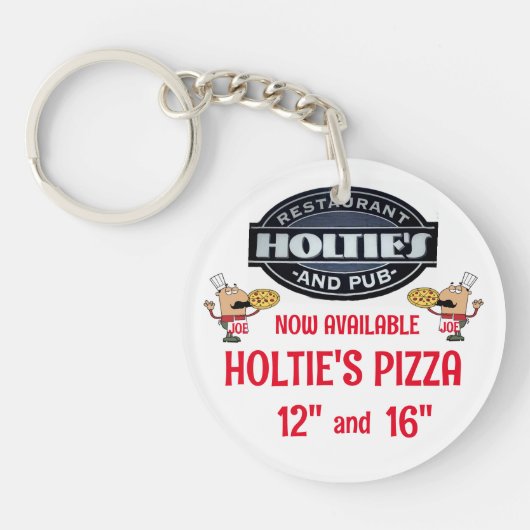 HOLTIES PIZZA SLEUTELHANGER (Voorkant)