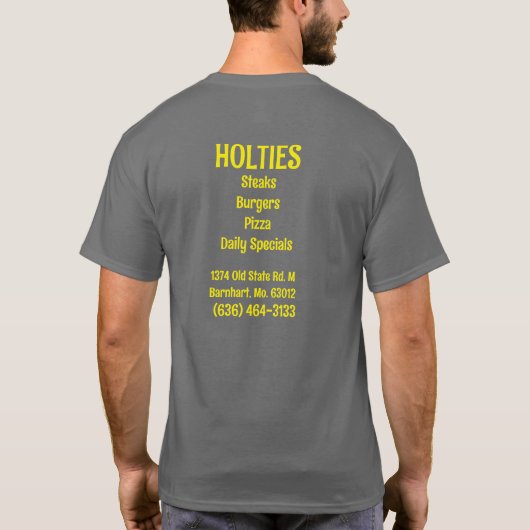 HOLTIES T-SHIRT (Achterkant)
