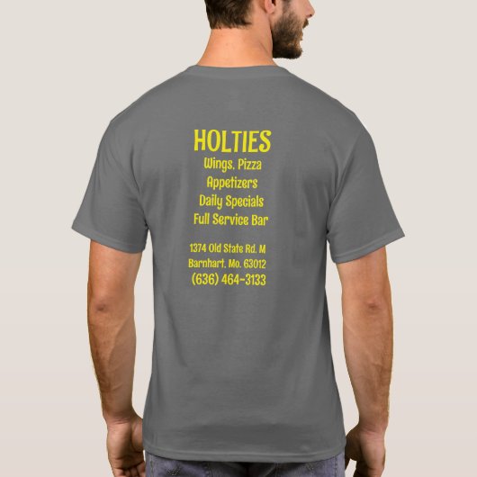 HOLTIES T-SHIRT (Achterkant)