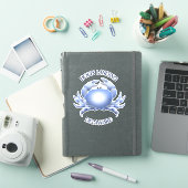 Holts Landing Blue Crab Sticker (iPad Cover)