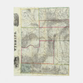 Holt's nieuwe kaart, Wyoming Fleece Deken (Voorkant)