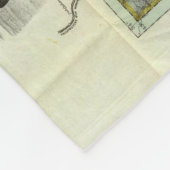 Holt's nieuwe kaart, Wyoming Fleece Deken (Hoek)