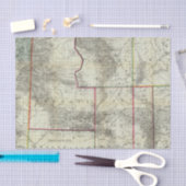 Holt's nieuwe kaart, Wyoming Tissuepapier (Craft)