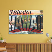Holualoa, Hawaii - Grote letterscènes Canvas Afdruk (Insitu (Woonkamer))