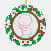 Holy Berry Baby’s eerste kerst Ornament (Voorkant)