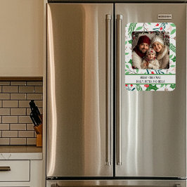 Holy Berry en kerstfoto Magneet