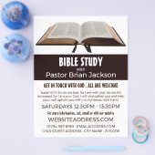 Holy Bible, Christian Bible Class Advert Flyer (Enkel)