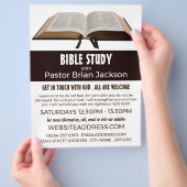 Holy Bible, Christian Bible Class Advert Flyer (Hand)