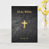 Holy Bible Greeting Card Kaart (Gele Bloem)