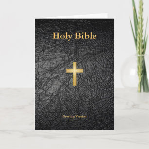 Holy Bible Greeting Card Kaart
